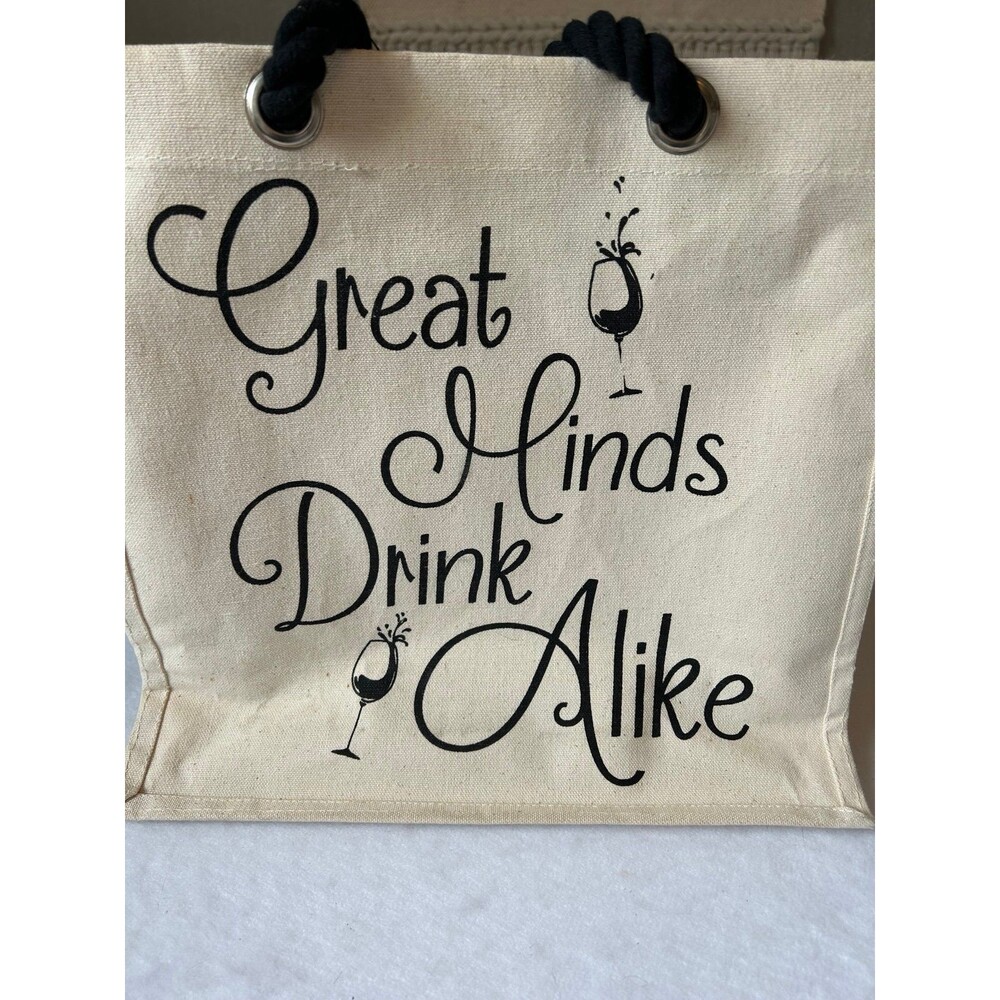 Wine carrying tote bag